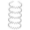 OHPHCALL 5pcs Non-slip Slicked-back Hair Headband for Men and Women Stretchy Wavy Design for Outdoor Sports and Everyday Use Comfortable and Durable Hair Styling Accessories Black view 1
