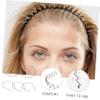 OHPHCALL 5pcs Non-slip Slicked-back Hair Headband for Men and Women Stretchy Wavy Design for Outdoor Sports and Everyday Use Comfortable and Durable Hair Styling Accessories Black view 4