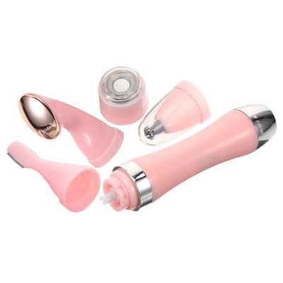 Baluue Women's Electric Razor for Facial Hair Removal Shaver Callus Remover Smooth Skin Epilator and Trimmer No Battery Included Pink