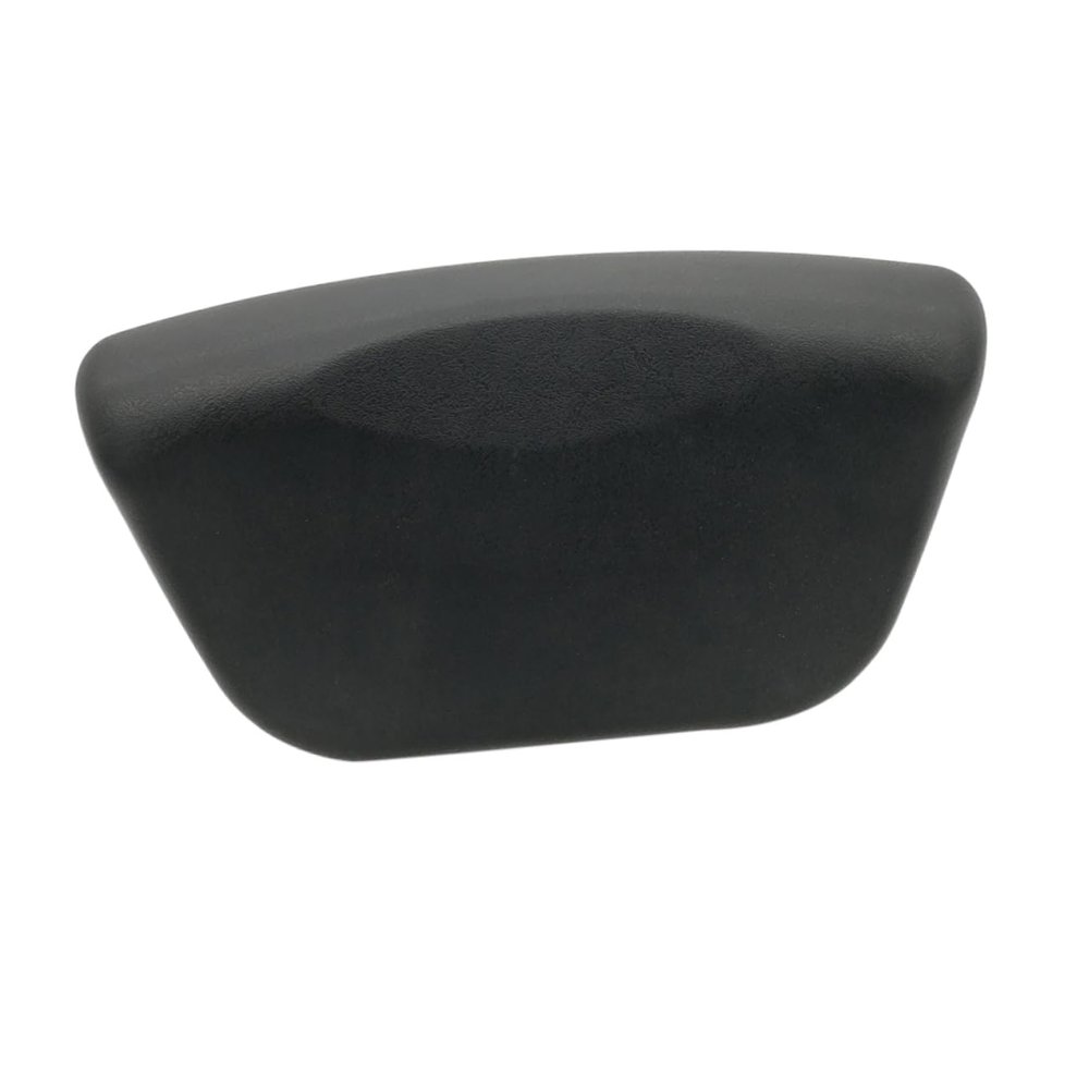 Baluue Spa Bath Pillow with Non-Slip Suction Cups Ergonomic Pu Bath Cushion for Comfortable Head and Neck Support for Relaxation Bathtub Black