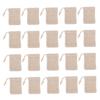 Baluue 20pcs Exfoliating Soap Net Bag Soap Saver Cleaning Pouch Drawstring for Easy Hanging Quick Dry for Family Friends view 1