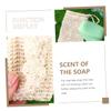 Baluue 20pcs Exfoliating Soap Net Bag Soap Saver Cleaning Pouch Drawstring for Easy Hanging Quick Dry for Family Friends view 2