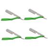 Baluue 4pcs Manual Shaver Blades Holder Professional Folding Holder for Travel and Home Use Compact Design for Barbers and Men Grooming view 1