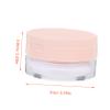 Baluue Loose Powder Box Mirror Elastic Plastic Makeup Case Mesh Interlayer for Travel Daily Use view 2