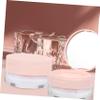 Baluue Loose Powder Box Mirror Elastic Plastic Makeup Case Mesh Interlayer for Travel Daily Use view 3
