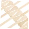 OHPHCALL 50pcs Wooden Eyebrow Waxing Sticks Applicator for Hair Removal Round End Waxing Spatulas Professional for Salon Home Use view 3