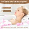 Bath Pillow for Tub, Bathtub Pillow for Head, Neck, Shoulder and Back Support, Ergonomic Luxury Bath Pillow for Bathtub, 6 Strong Suction Cups and Hook, Bathroom Accessories, White view 2