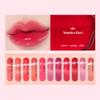 ETUDE Over Growy Lip Stain Tint, Mudder Red, 0.1 oz (3 g), Lipstick, Glossy Finish, Highly Moisturizing, Melotint, Plush, Glossy, Volume, Vegan Certified view 4