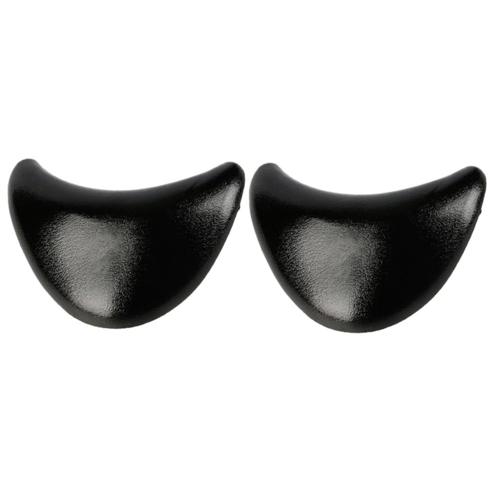 Outanaya 2pcs Neck Rest Cushion for Hair Salon Washing Ergonomic Shampoo Bowl Pillow Support for Beauty Salons Black