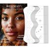 20 Pcs Silver Glitter Freckles Face Tattoos, Silver Glitter Freckles Makeup Patches, Waterproof Sparkle Freckles, Glitter Freckles Temporary Face Tattoos for Women view 1