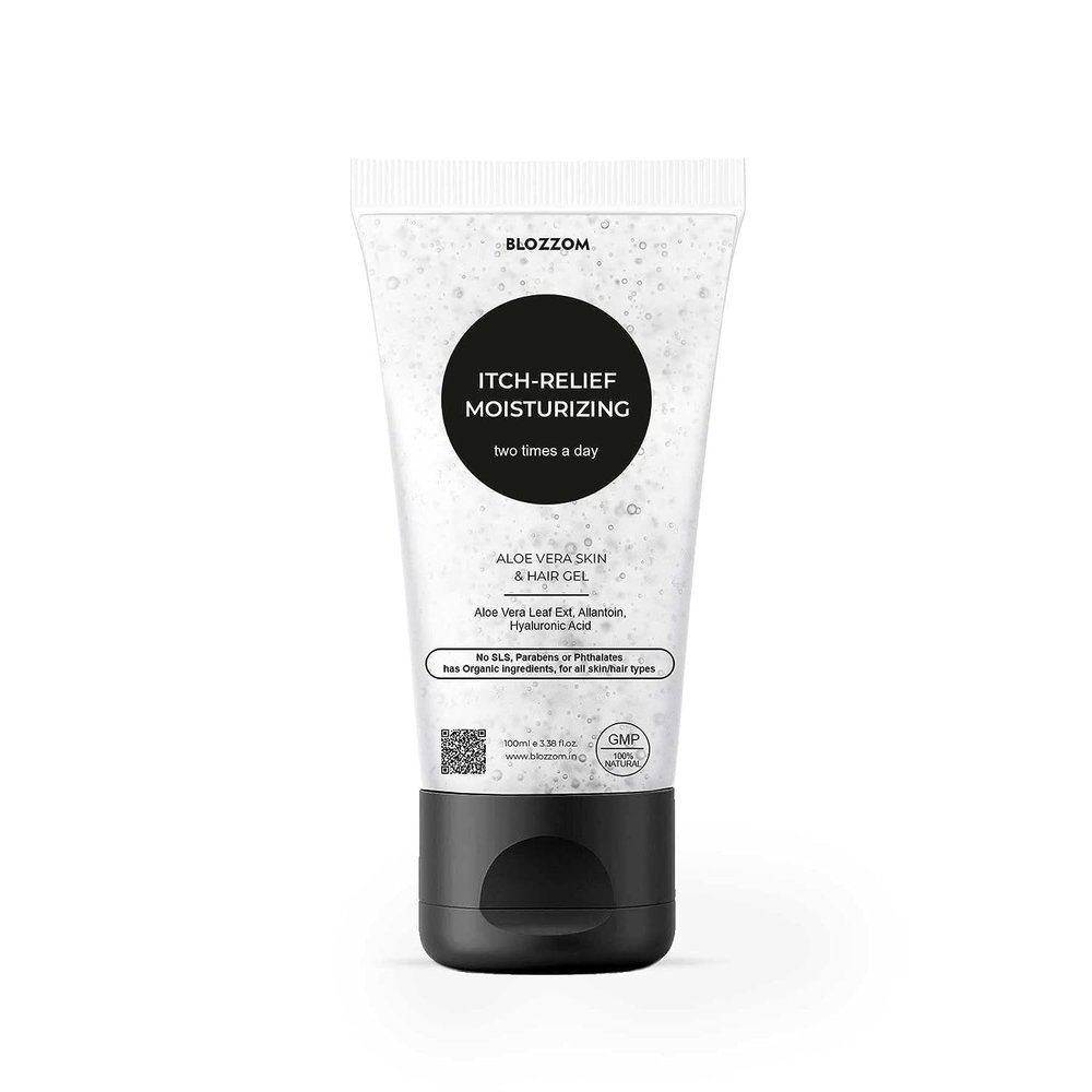 Moisturizing Aloe Vera Skin & Hair Gel for Hydrated & Glowing Skin 100ml (Pack of 1)