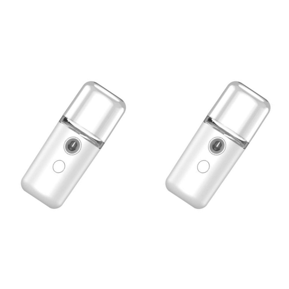 2PCS Portable Face Misters Nano Mist Sprayer Water SPA Moisturizing Hydrating Face Sprayer Mini Beauty Device