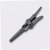 MERRYHAPY 3pcs Nose Hair and Eyebrow Scissor for Facial Grooming Hair Scissors for Trimming Ergonomic Design for Comfortable Grip Convenient Beauty Tool Gray view 3