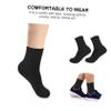 MUSISALY 2pcs Men Cracked Heel Moisturizing Socks Foot Care for Dry Rough Skin Comfortable Fit for Daily Use for Work Hiking and Shopping view 2