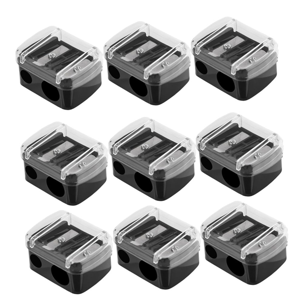 Beatifufu 30pcs Eyebrow Pencil Sharpener Lip Liner Eyeliner Electric Automatic Sharpener for Women Makeup Tool
