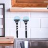 AUTSUPPL 2pcs Suction Cup Razor Holder for Shower Wall Plastic Shaver Rack to Keep Razors Dry and Organized for Bathroom Use Easy Installation and Ventilation view 3