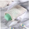TOVINANNA 2pcs Exfoliating Pouch for Foaming and Cleansing Sisal Material for Cleaning for Bath and Shower Use view 2