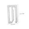 FOMIYES 8pcs Haircut Cape Clips Metal Barber Strap Clips Hooks Bathing Suit Swimsuit Hooks Barber Cape Fastener for Salon Spa Stylish view 2