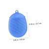 NULYLU 2pcs Boy Girl Boy Girl Bath Brush Silicone Exfoliating Scrubber for Scalp Clean Bath Massaging view 2