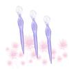 BIUDECO 3pcs Stainless Steel Eyebrow Razor Set Razor Blade Comb Portable Beauty Makeup Tools for Women Girls Ladies view 3