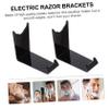 AUTSUPPL Acrylic Electric Razor Stand 2pcs Shaver Display Holder for Beard and Nose Hair Trimmers Multi-functional Storage Rack for Home and Salon Use view 2