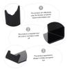 AUTSUPPL Acrylic Electric Razor Stand 2pcs Shaver Display Holder for Beard and Nose Hair Trimmers Multi-functional Storage Rack for Home and Salon Use view 4