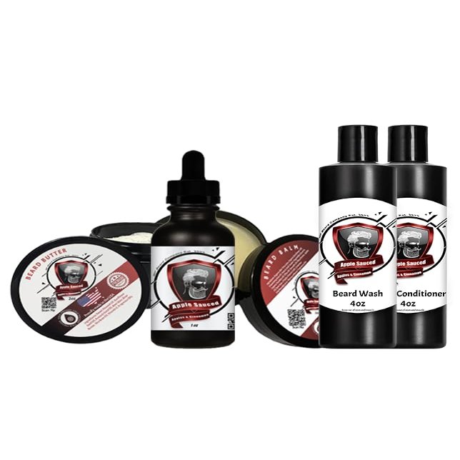 MF Beards Complete Beard Care Kit - Apple Sauced - Apples and Cinnamon