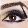 IWOWHERO 10pcs Foldable Eyebrow Brush -head Makeup Tool for Women Spiral Eyelash and Eyebrow Brush Easy to Use for Brows and Lashes Black view 3
