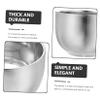 AUTSUPPL Convenient Shaving Mug Double Professional Shave Bowl for Easy Lathering Capacity Design for Men Grooming for Family and Friends view 3