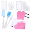 PLAFOPE Paraffin Wax Gloves Set for Hand and Foot Care Moisturizing Treatment Accessories for Spa and Exfoliation Home Use and Salons Random Color Cotton Covers view 1