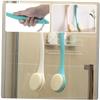 WOONEKY Body Cleaning Brush Handle for Scrubbing Gentle Exfoliating Bath and Shower Brush for All Skin Types for Home and Travel Use view 2
