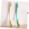 WOONEKY Body Cleaning Brush Handle for Scrubbing Gentle Exfoliating Bath and Shower Brush for All Skin Types for Home and Travel Use view 4