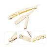 AUTSUPPL 1pc Reliable Manual Hair Shaver Gold Multipurpose Razor for Shaving Beard Eyebrow Hair Portable Home Use Tool view 4