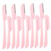 ASAKKURA 10pcs Professional Eyebrow Razor for Women Fodable Eyebrow Trimmer Painless and Removal Tool for Home Use view 1
