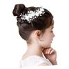 IWOWHERO Fashion and Crystal Hair Comb for Bride Elegant Wedding Hair Accessories Delicate Headdress for Special Occasions for Weddings Parties and Engagements view 1