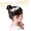 IWOWHERO Fashion and Crystal Hair Comb for Bride Elegant Wedding Hair Accessories Delicate Headdress for Special Occasions for Weddings Parties and Engagements view 4