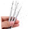 VINTORKY 3pcs Manicure Tools Kit Nail Art Dead Skin Forks Cuticle Removers Nail Clean up Brush view 2