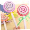 FOMIYES 2pcs Lollipop Shaped Pumice Stone for Foot Care Exfoliating Dead Skin Remover Scrubber Mixed Colors for Smooth Feet and Callus Removal view 2