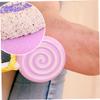 FOMIYES 2pcs Lollipop Shaped Pumice Stone for Foot Care Exfoliating Dead Skin Remover Scrubber Mixed Colors for Smooth Feet and Callus Removal view 3