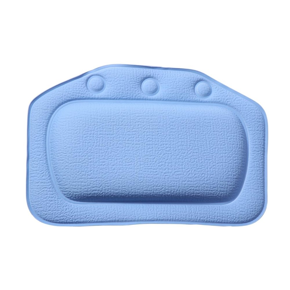 OHPHCALL PVC Pillow for Bathtub Soft Spa Headrest 3 Suction Cups Waterproof for Comfortable Bathing Experience