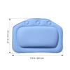 OHPHCALL PVC Pillow for Bathtub Soft Spa Headrest 3 Suction Cups Waterproof for Comfortable Bathing Experience view 4