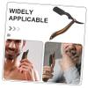 Healeved Manual Shaver Straight Blade Razor Kit Beard Razor for Men Stainless Steel view 3