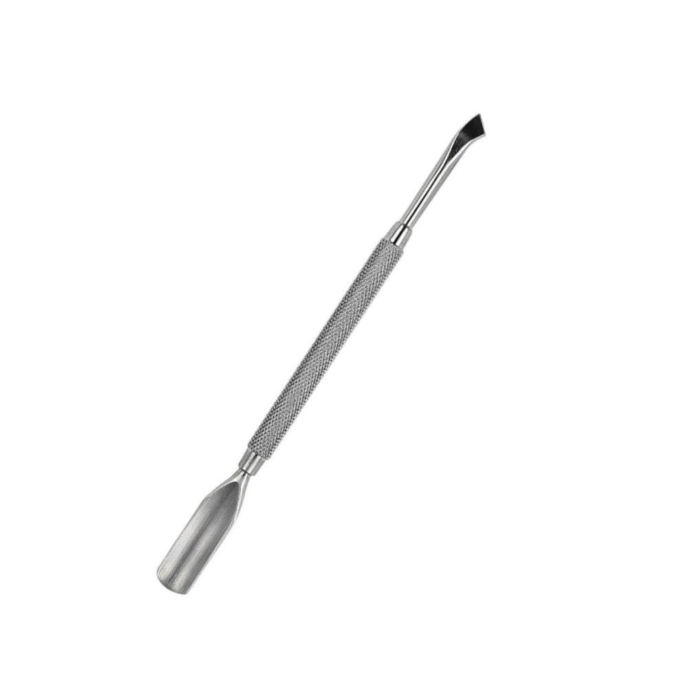 BIUDECO Stainless Steel Double-ended Nail Cuticle Pusher and Cleaning Stick Durable Manicure Tool for Exfoliating Dead Skin and Shaping Nails Ergonomic Design for Professional and Personal
