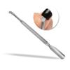 BIUDECO Stainless Steel Double-ended Nail Cuticle Pusher and Cleaning Stick Durable Manicure Tool for Exfoliating Dead Skin and Shaping Nails Ergonomic Design for Professional and Personal view 2