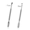 BIUDECO Stainless Steel Double-ended Nail Cuticle Pusher and Cleaning Stick Durable Manicure Tool for Exfoliating Dead Skin and Shaping Nails Ergonomic Design for Professional and Personal view 3