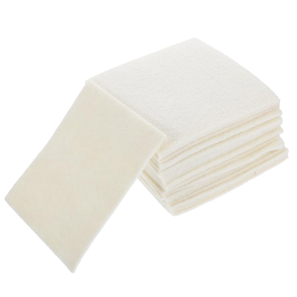 FOMIYES 20pcs Hair Perm Heat Insulation Mats for Safe Hairdressing Protective Hairdressing Accessories Compact Wool Pads for Professional Salon Use