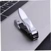 MUSISALY Stainless Steel Nail Clippers Straight Nail Cutter Edge Manicure Accessories for view 4