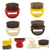 NULYLU 4pcs Beard Brush Kit Bristle Comb Brush Styling Mustache Beard Grooming Tool Portable Random Color view 4