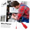 FUNOMOCYA 4pcs Piercing Needle Piercing Probe Wire Piercer Test Probes Wire Piercer Kit Car Repair Tool Tipped Safe Cable Signal Testing view 4