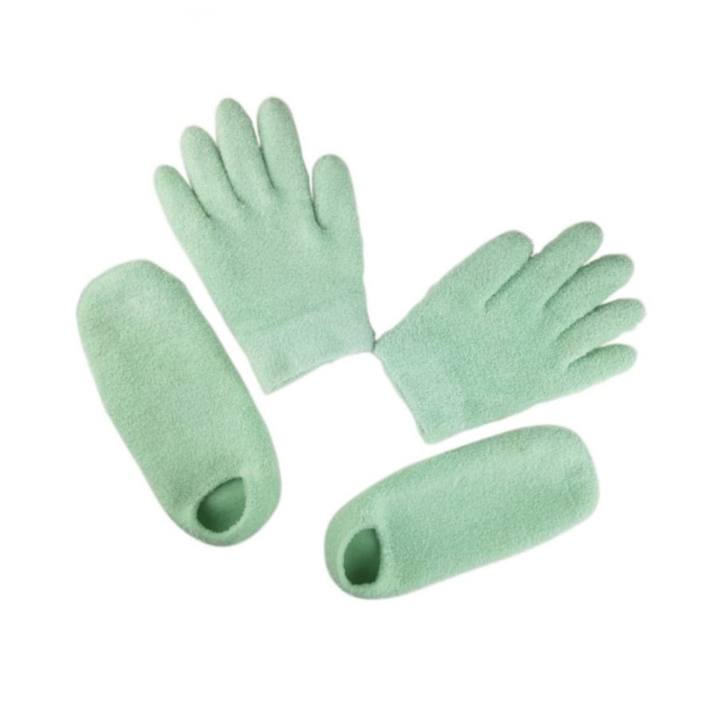 MUSISALY 1set Hand Moisturizing Gloves and Socks Set Gel Spa Moisture Treatment for Softening and Repairing Skin Unisex Spa Care for Feet and Hands for Valentine Day and Special Occasions